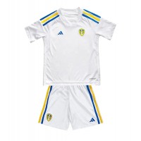 Dětský fotbalový dres Leeds United 2023-24 Domácí Krátký Rukáv (+ trenýrky)